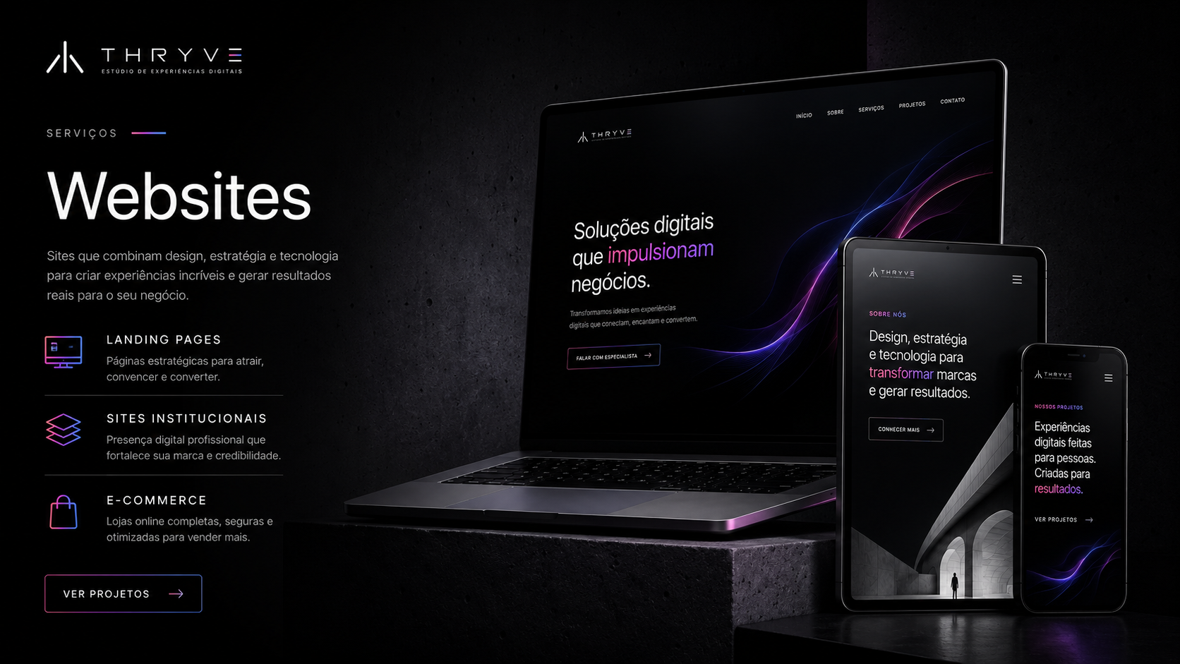 Direção visual para Websites
